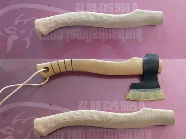 Taçlı Ergonomik Dişbudak Balta Sapı (38 cm) - Detay Görsel 2