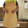 4 mm Vaketa Hakiki Deri Ağır Kasap & Dönerci Önlüğü