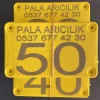 Çok Amaçlı Plastik Numaratör Plaka & Markalama Etiketi - Detay Görsel 1
