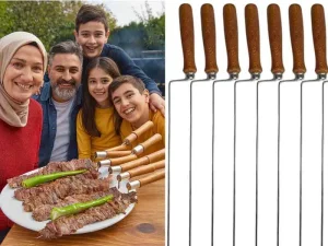 Erzurum Cağ Kebabı Şişi (Paslanmaz Çelik)