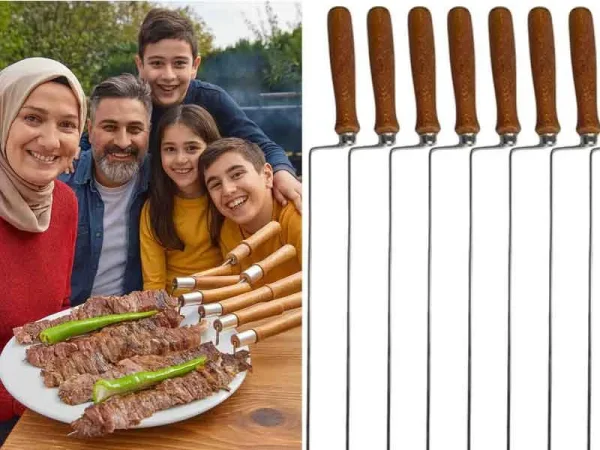 Erzurum Cağ Kebabı Şişi (Paslanmaz Çelik)