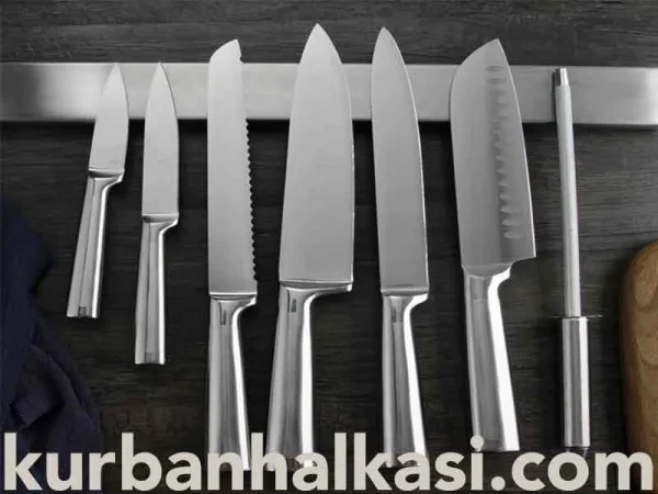 İnox Paslanmaz Çelik Manyetik Duvar Bıçak Tutucu