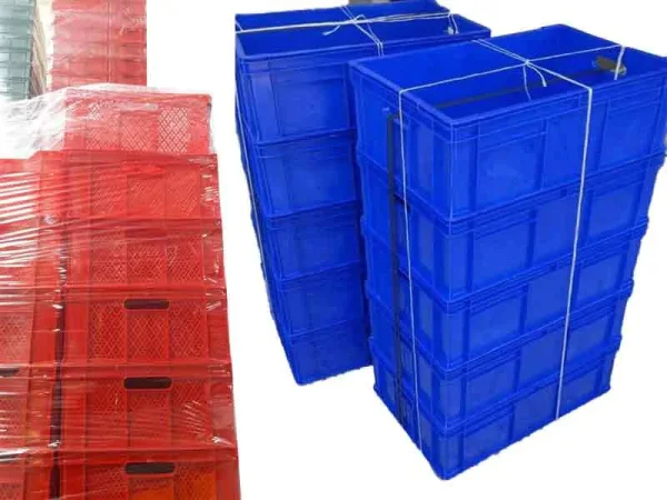 Gıdaya Uygun Plastik Et Taşıma Kasası (Delikli / Deliksiz) - Detay Görsel 3