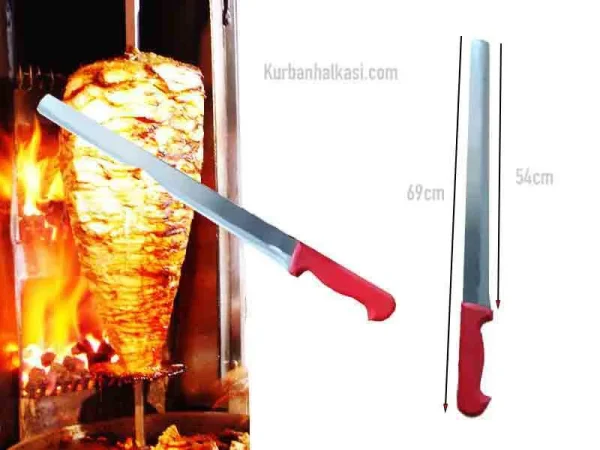 El Yapımı Kara Çelik Profesyonel Döner Bıçağı - Detay Görsel 2