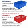 Gıdaya Uygun Plastik Et Taşıma Kasası (Delikli / Deliksiz) - Detay Görsel 1