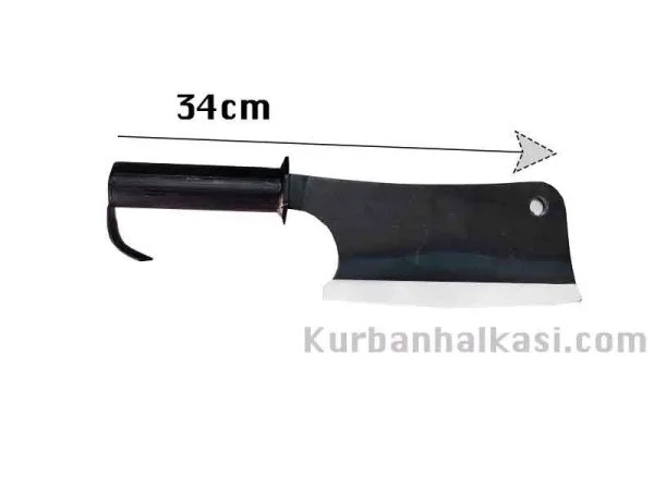 Ağır Hizmet Karbon Çelik Kasap Satırı - Detay Görsel 1