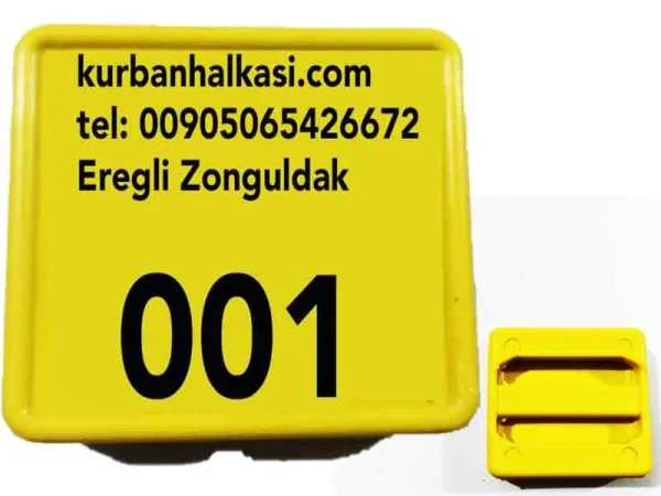 Ayarlanabilir Plastik Büyükbaş Boyun Numaratörü